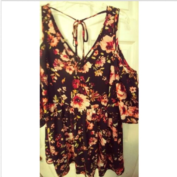 En Creme Women's Dress S Black Multicolor Floral Y2k Cottagecore - Picture 4 of 8